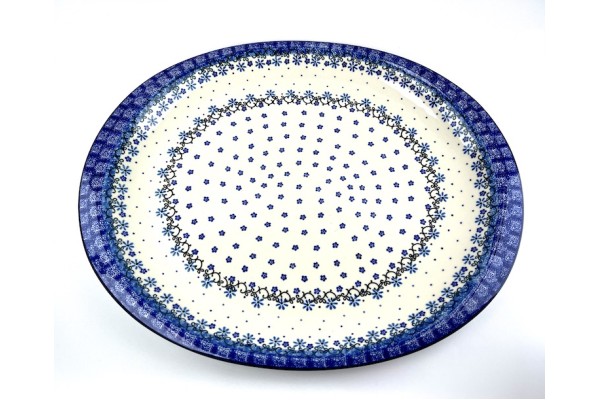 B45 Bunzlau Ovale Serveerschaal 1832X Diversen B45 Bunzlau Ovale Serveerschaal 1832X Diversen